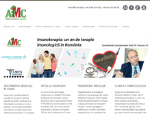 Tablet Screenshot of americanmedicalcenter.ro
